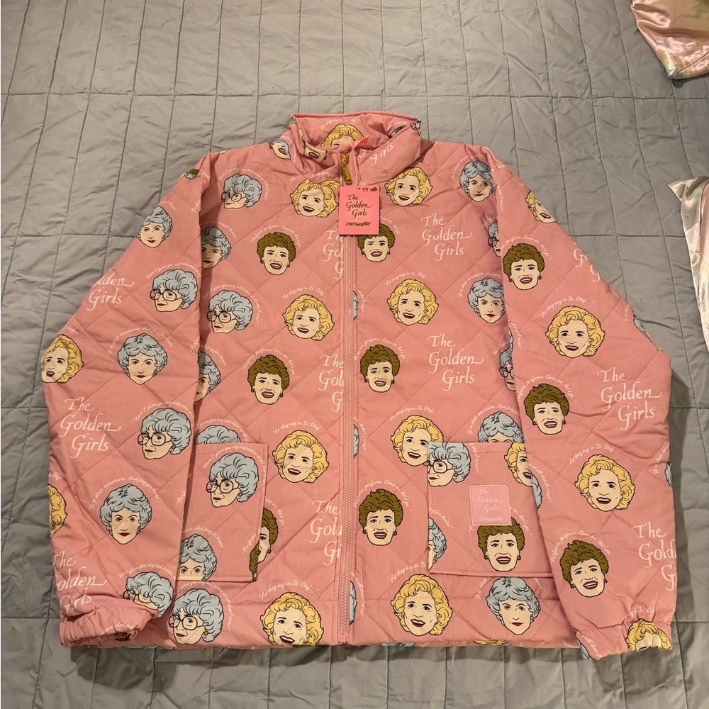 Cakeworthy x Golden Girls Quilted Jacket NWT - Picture 3 of 8